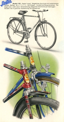 Meister bicycle program ca. 1955