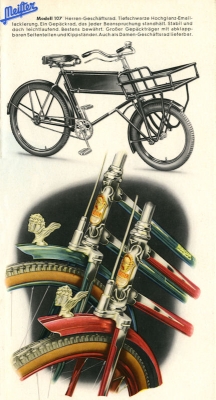 Meister Fahrrad Programm ca. 1955