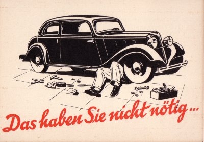 Ansichtskarte Shell 1930er Jahre