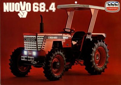 3 Carrado Schlepper Prospekte ca. 1980