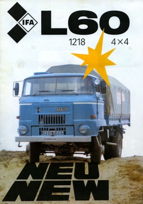 IFA L 60 1218 4X4 Prospekt 1989/90