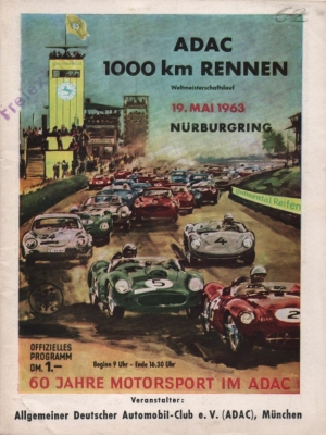 Program Nürburgring 19.5.1963