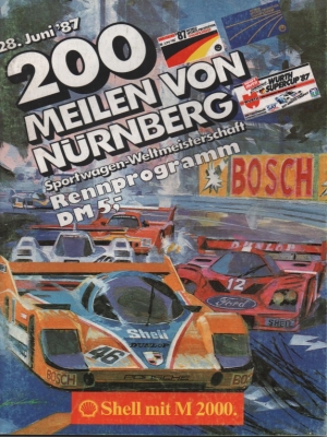 Program Norisring 28.6.1987