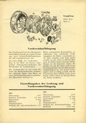 Service Bulletin Fiat und Peugeot 1930er Jahre Nr. 9/10 1937