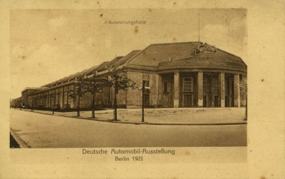 Ansichtskarte Deutsche Automobil-Austellung 1921