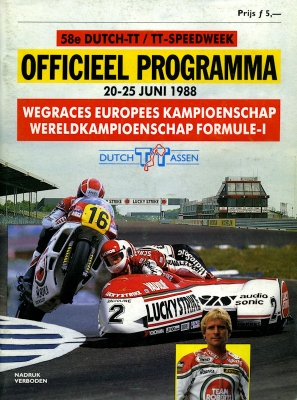 Program Assen / NL 20.6.1988