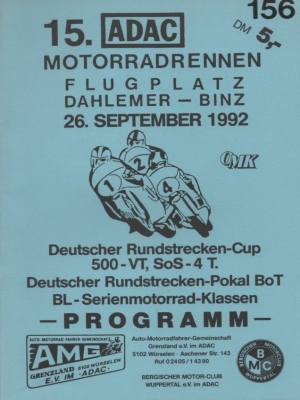 Program Dahlemer-Binz 1992