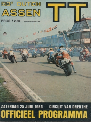 Program Assen / NL 25.6.1983