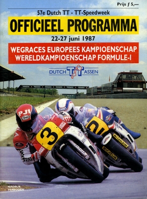 Program Assen / NL 22.6.1987