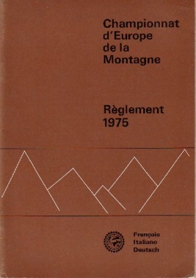 Ausschreibung zur Europa-Bergmeisterschaft 1975