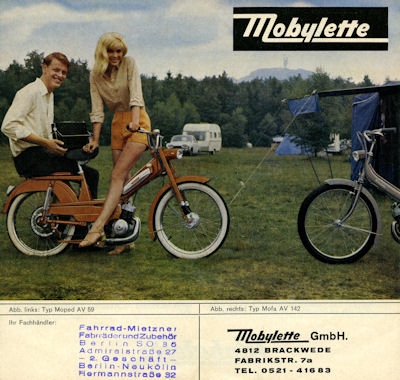 Mobylette Programm ca. 1970