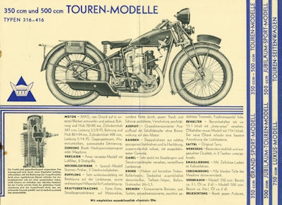 Motosacoche Programm 1931