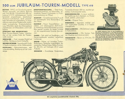 Motosacoche program 1931