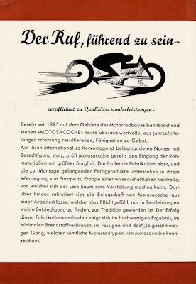 Motosacoche Programm 1928