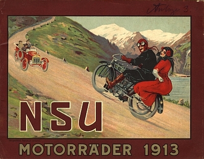 NSU motorcycle program 1913