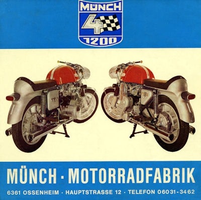 Münch 1200 TTS Prospekt ca. 1966