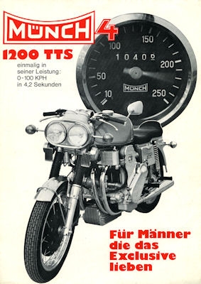 Münch 1200 TTS brochure 1970s