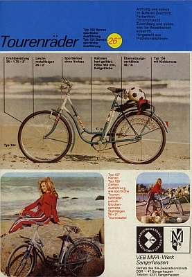 Mifa Fahrrad Programm 1974