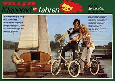 Mifa Klapprad brochure ca. 1975