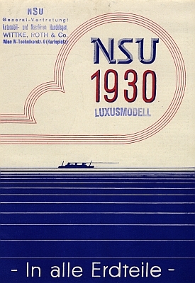 NSU Motorrad Programm 1930