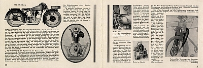 NSU motorcycle program 1932