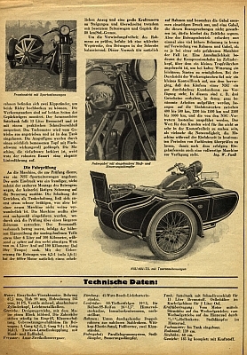 NSU 500 ccm Touren Test 1932