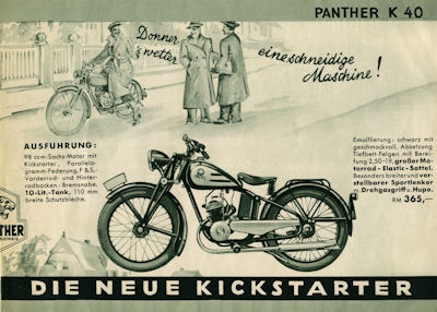 Panther Programm 1938