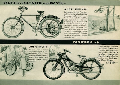 Panther Programm 1938