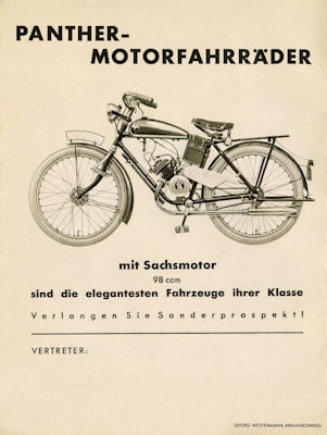 Panther bicycles 1936