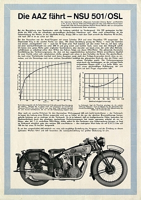 NSU 501 OSL Prospekt 1935