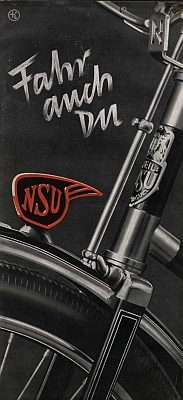 NSU Fahrrad Programm 1936