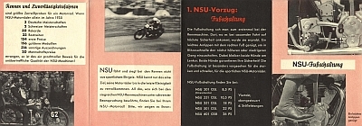 NSU 4 Vorzüge der NSU-Maschinen Prospekt 1936