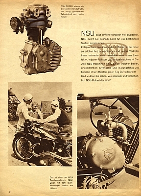 NSU-Motorrad Illustrierte 1937