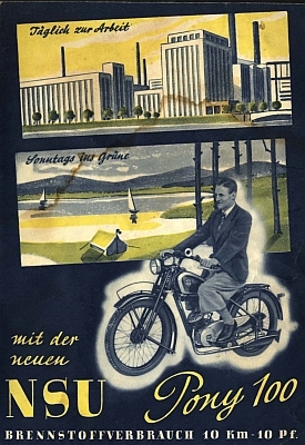 NSU Pony 100 Prospekt 1939