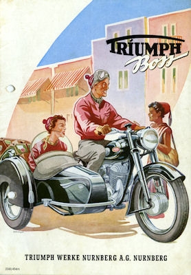 Triumph Boss brochure 1954/55