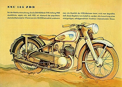 NSU 125 ZDB brochure 2.1950