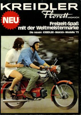 Kreidler Florett Mokick Prospekt 8.1972