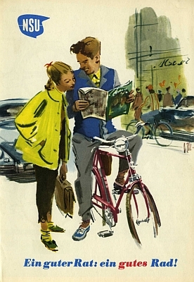 NSU Fahrrad Programm 1.1957