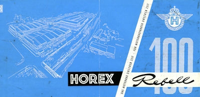 Horex Rebell 100 ccm brochure 1956