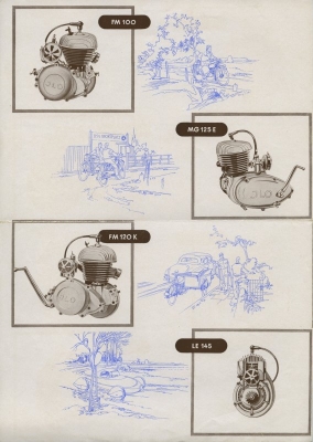 Ilo Motoren Prospekt ca. 1951