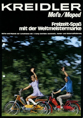 Kreidler program Mofa Mopeds 1973