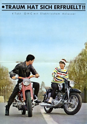 Honda Dream 250/300 Prospekt ca. 1963