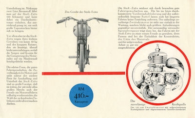 Stock Extra Leichtmotorrad brochure 1920s