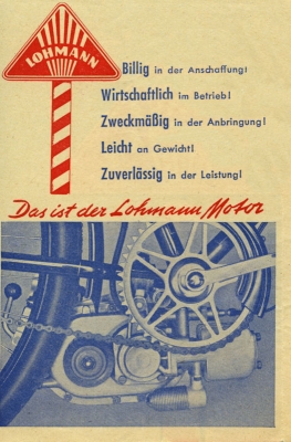 Lohmann bicycle-motor brochure 1951