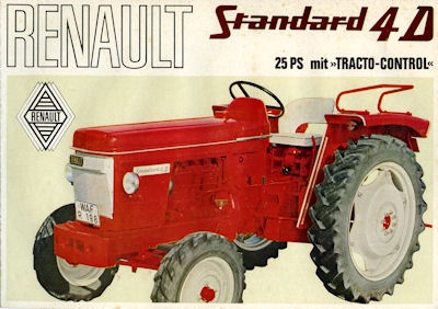 Renault Standard 4 D brochure 1967