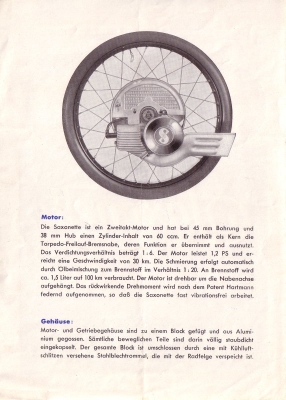 Sachs Saxonette brochure 3.1937