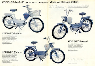 Kreidler Mofa Prospekt 9.1968