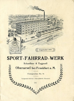 Sport Fahrräder Programm 1909