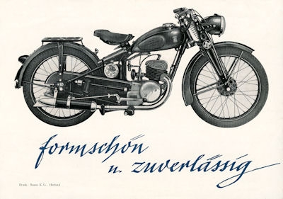 Rabeneick SM 125 brochure ca. 1951