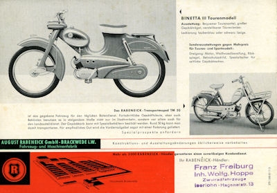Rabeneick Binetta III Prospekt 1958